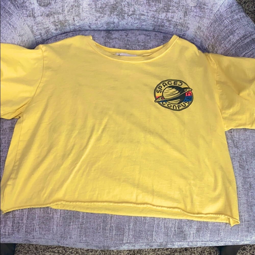 Spaced Out Crop Top